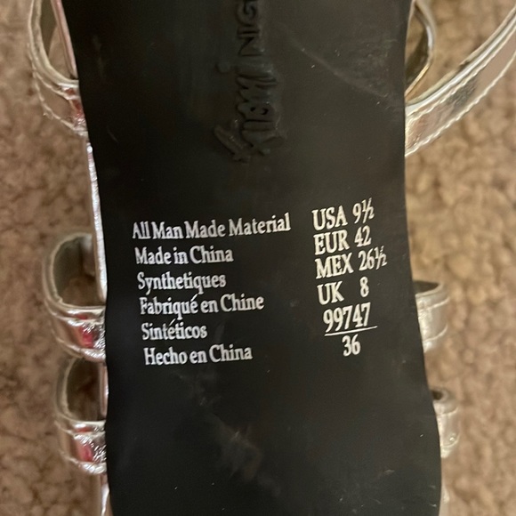 Fiona women’s silver strappy heels - Picture 2 of 6